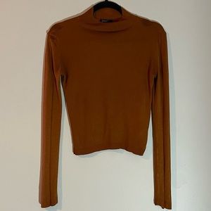 Dynamite mock neck long sleeve top